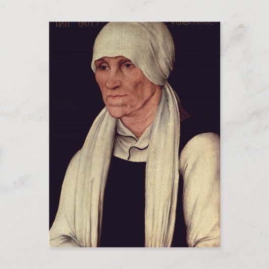 Margarethe Luther , moeder van Martin Luther Briefkaart (Voorkant)