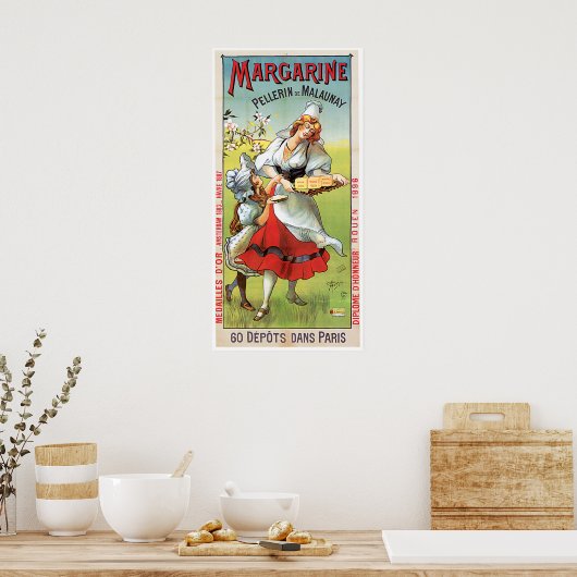 Margarine Food and Art Poster (Keuken)