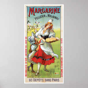 Margarine Food and Art Poster