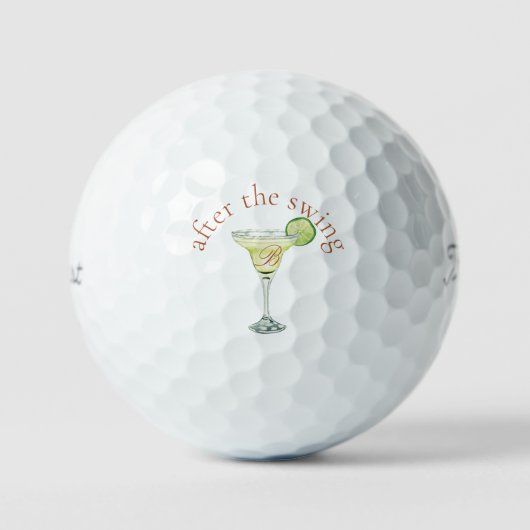 Margarita After the Swing Monogram Titleist Pro VI Golfballen (Voorkant)