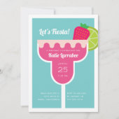 Margarita Anniversaire Fête Invitation (Devant)