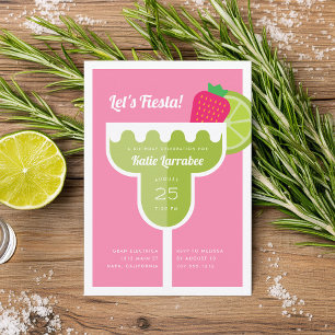 Margarita Anniversaire Fête Invitation