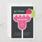 Margarita Anniversaire Fête Invitation (Devant)