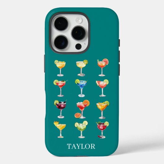 Margarita Anyone met monogram Case-Mate iPhone Case (Achterkant)