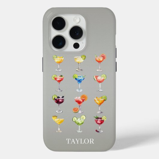 Margarita Anyone met monogram Case-Mate iPhone Case (Achterkant)