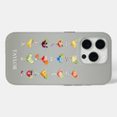 Margarita Anyone met monogram Case-Mate iPhone Case (Achterkant (horizontaal))