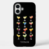 Margarita Anyone Monogrammed Case-Mate iPhone Case (Achterkant)
