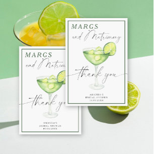 Margarita aquarelle Merci enterrement de vie de je