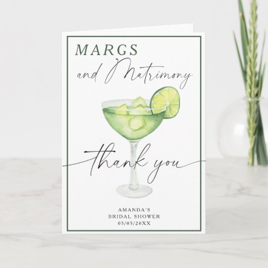 Margarita Aquarelle Merci Enterrement de vie de je (Devant)