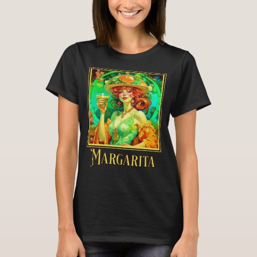 Margarita Art Nouveau T-shirt (Voorkant)