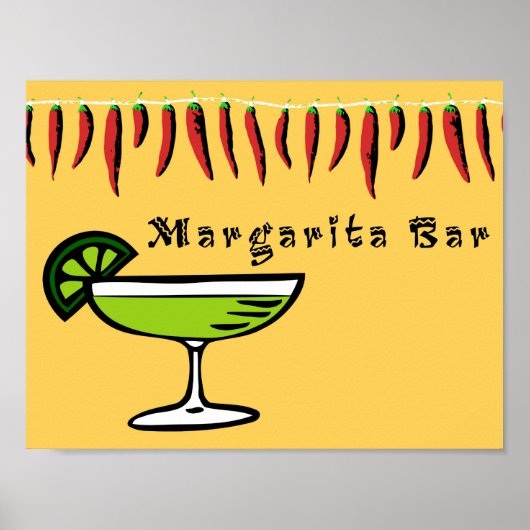 Margarita Bar Poster (Voorkant)