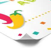 Margarita Bar Sign - Fiesta - Witte achtergrond Poster (Hoek)