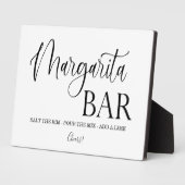 Margarita Bar Signal mariage Tabletop Plaque (Côté)