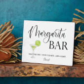 Margarita Bar Signal mariage Tabletop Plaque (Côté)