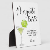 Margarita Bar Signal mariage Tabletop Plaque (Côté)