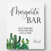 Margarita Bar Signal mariage Tabletop Plaque (Devant)
