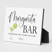 Margarita Bar Signal mariage Tabletop Plaque (Côté)