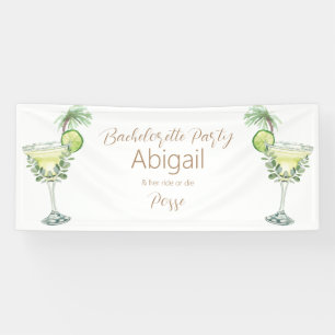 Margarita Beach Ride of Die Posse Bachelorette Spandoek