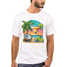 Margarita cocktail illustratie zomer