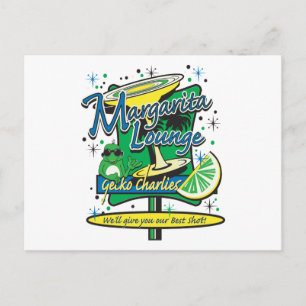 Margarita-Cocktail-Lounge Briefkaart