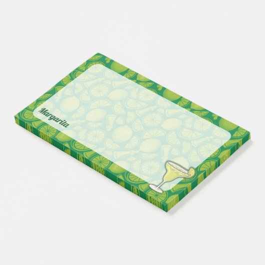Margarita Cocktail Post-it® Notes (Schuin)