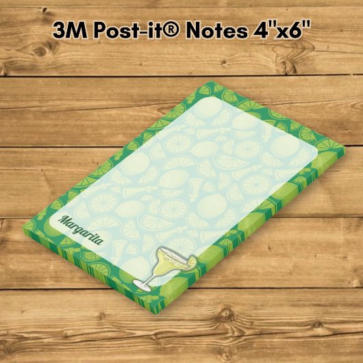 Margarita Cocktail Post-it® Notes