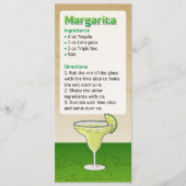 Margarita Cocktail Recette Invitation (Devant)