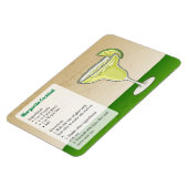 Margarita Cocktail Recipe Magneet (Linkerzijde)