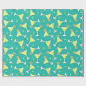 Margarita Cocktails Patroon Cadeaupapier (Vlak)