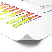 Margarita Colored Pencil Tekening Poster (Hoek)