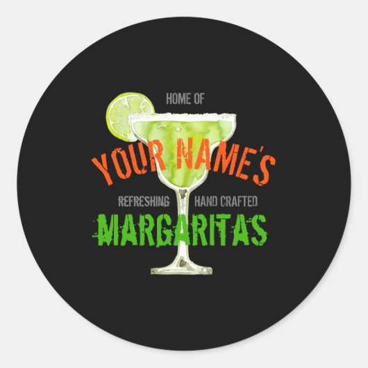 Margarita D  Ronde Sticker (Voorkant)