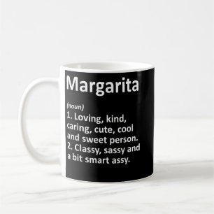 MARGARITA Definition Personalised Funny Birthday G Koffiemok