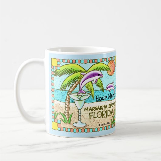 Margarita Dolphin mug (Gauche)