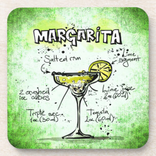 Margarita drankrecept drankjes onderzetter