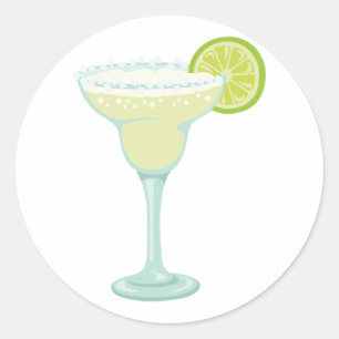 Margarita Drink Ronde Sticker