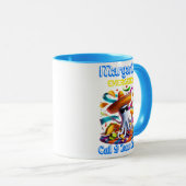 Margarita Emergency Sombrero-dragende octopus Mok (Voorkant rechts)