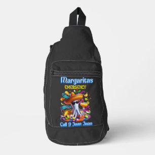 Margarita Emergency Sombrero-dragende octopus Sling Bag
