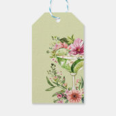 Margarita Feest Bloem Bruidsbruiloft Cadeaulabel (Achterkant)