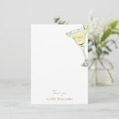 Margarita Fête des mariées Merci Invitation (Debout devant)