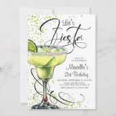 Margarita Fiesta Birthday Invitation (Devant)