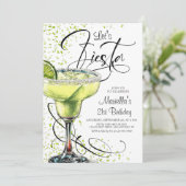 Margarita Fiesta Birthday Invitation (Debout devant)