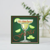 Margarita Fiesta Party Invitation (Debout devant)