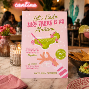 Margarita Fiesta Volwassenen Verjaardagsfeestje Kaart
