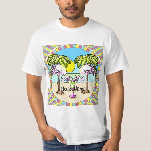 Margarita Flamingo T-shirt (Voorkant)