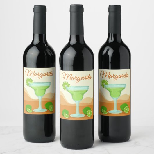 "Margarita" flesetiketten Wijn Etiket (Flessen)