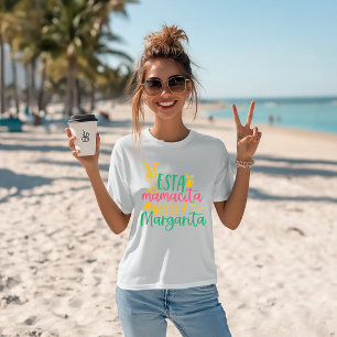 Margarita Humor "Esta Mamacita heeft een Margarita T-shirt