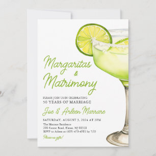 Margarita Margs & Huwelijkscocktail Bachelorette Kaart