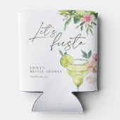 Margarita Mexicaans Feest Bruidsjurk Shower Blikjeskoeler (Achterkant)