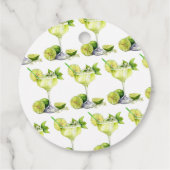 Margarita Mexicaans Feest Bruiloft Bedankjes Labels (Achterkant)