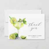 Margarita Mexicaans Feest Bruiloftfeest Bedankkaart (Voorkant)
